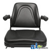 A & I Products Seat, Universal w/ Slide Track & Flip-Up Armrests, BLK VINYL 22.5" x13" x21.25" A-T500BL